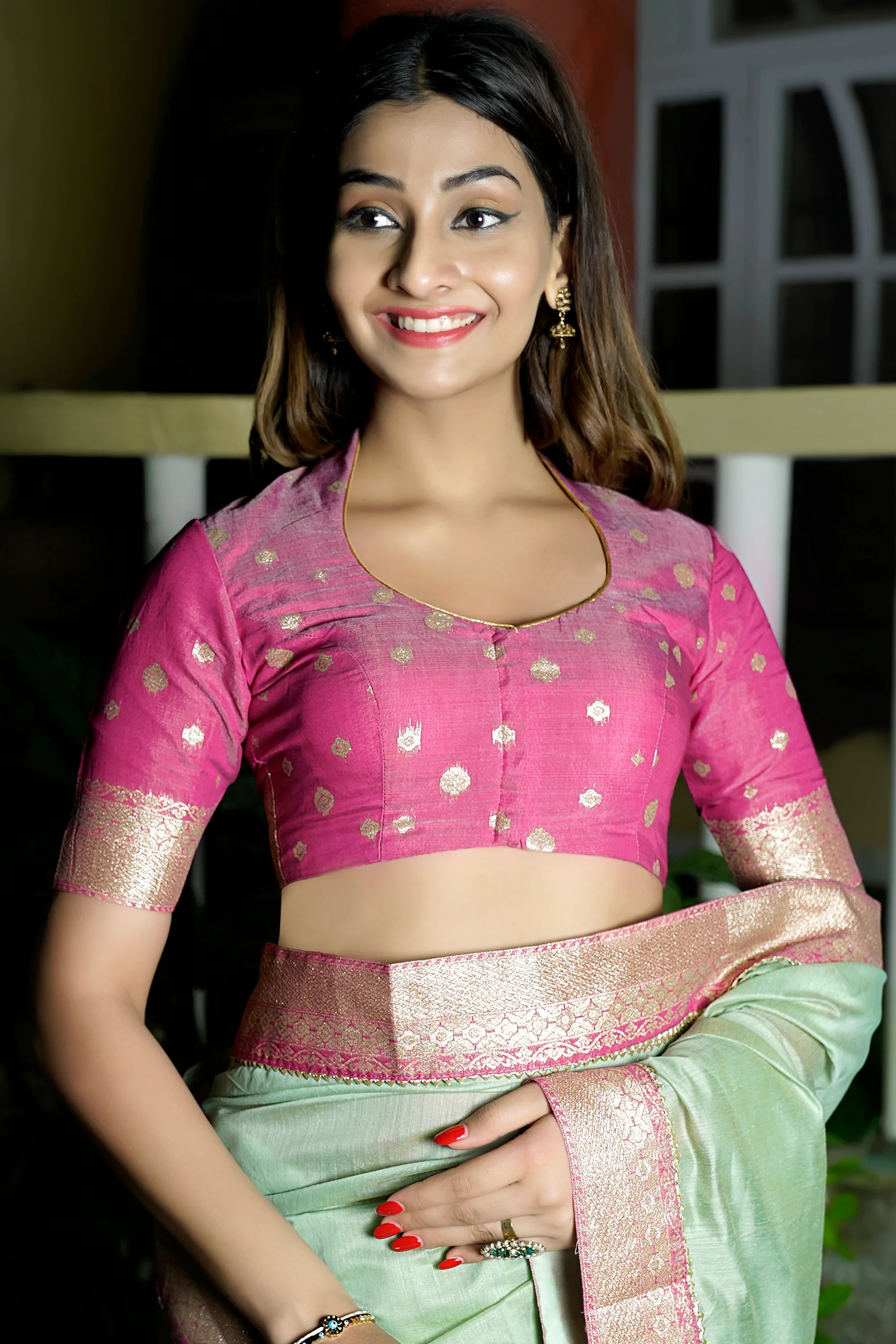 Swarn Vastra Blouse + Mann Mohanaa Blouse