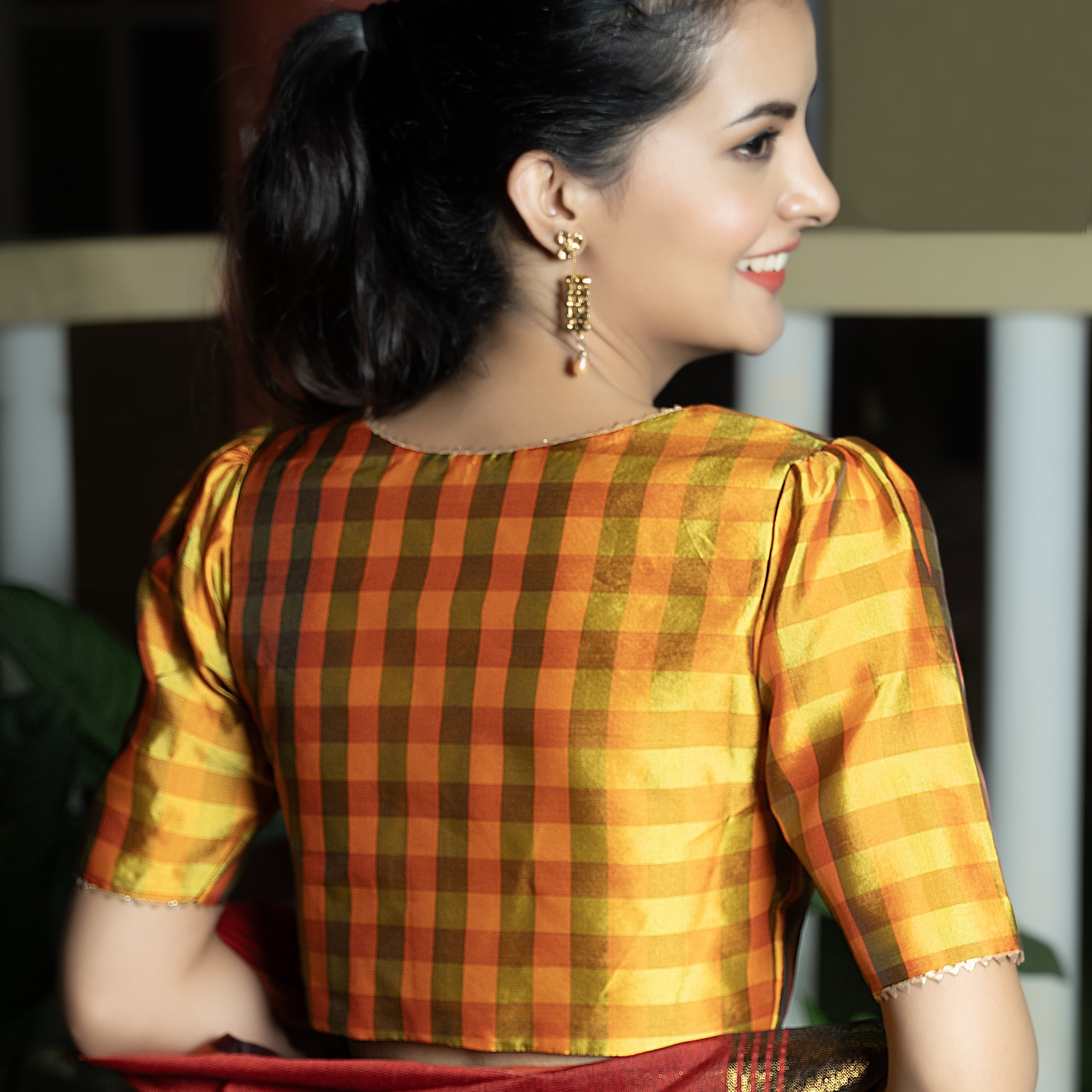 Golden Radiance Blouse