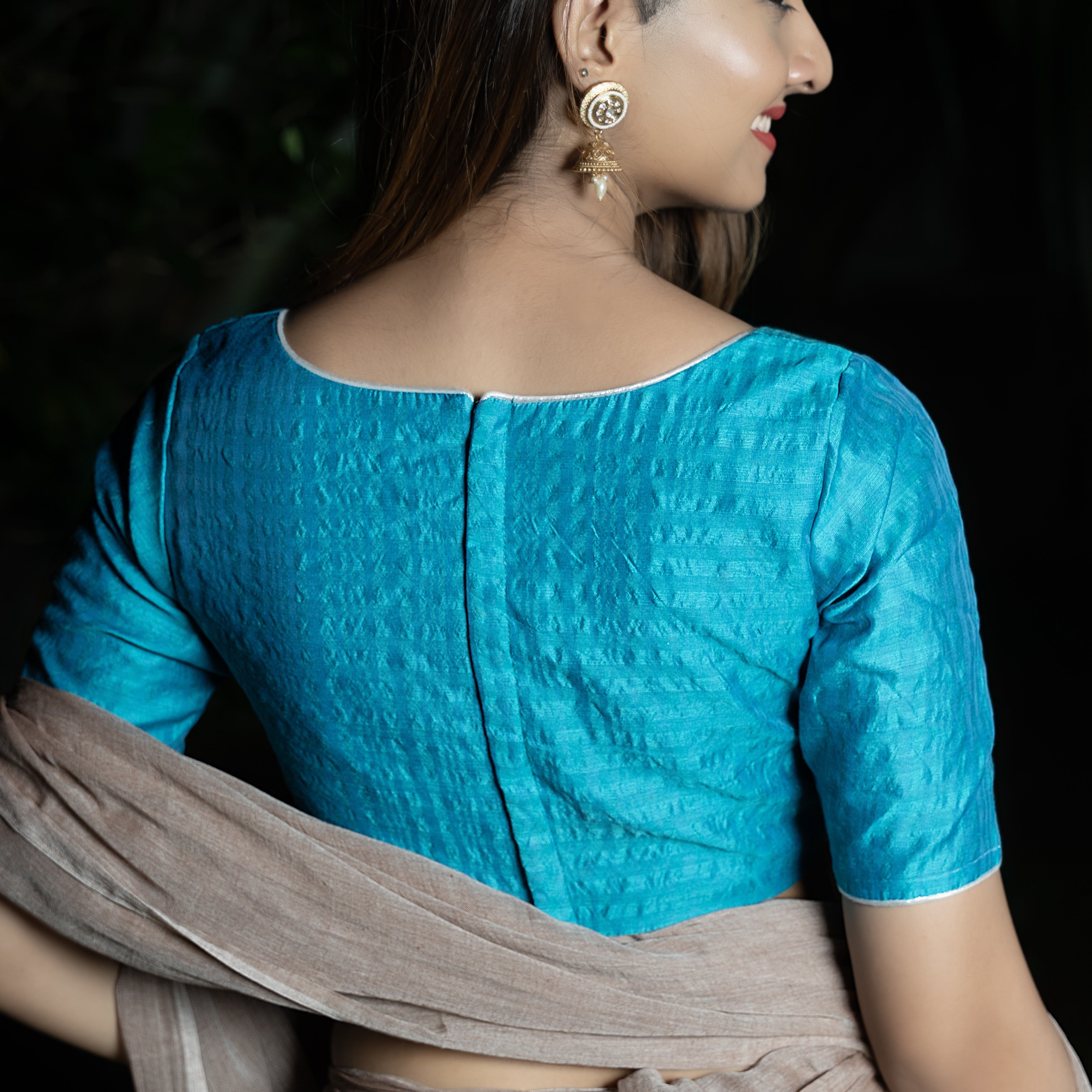 Streaks of Blue Blouse