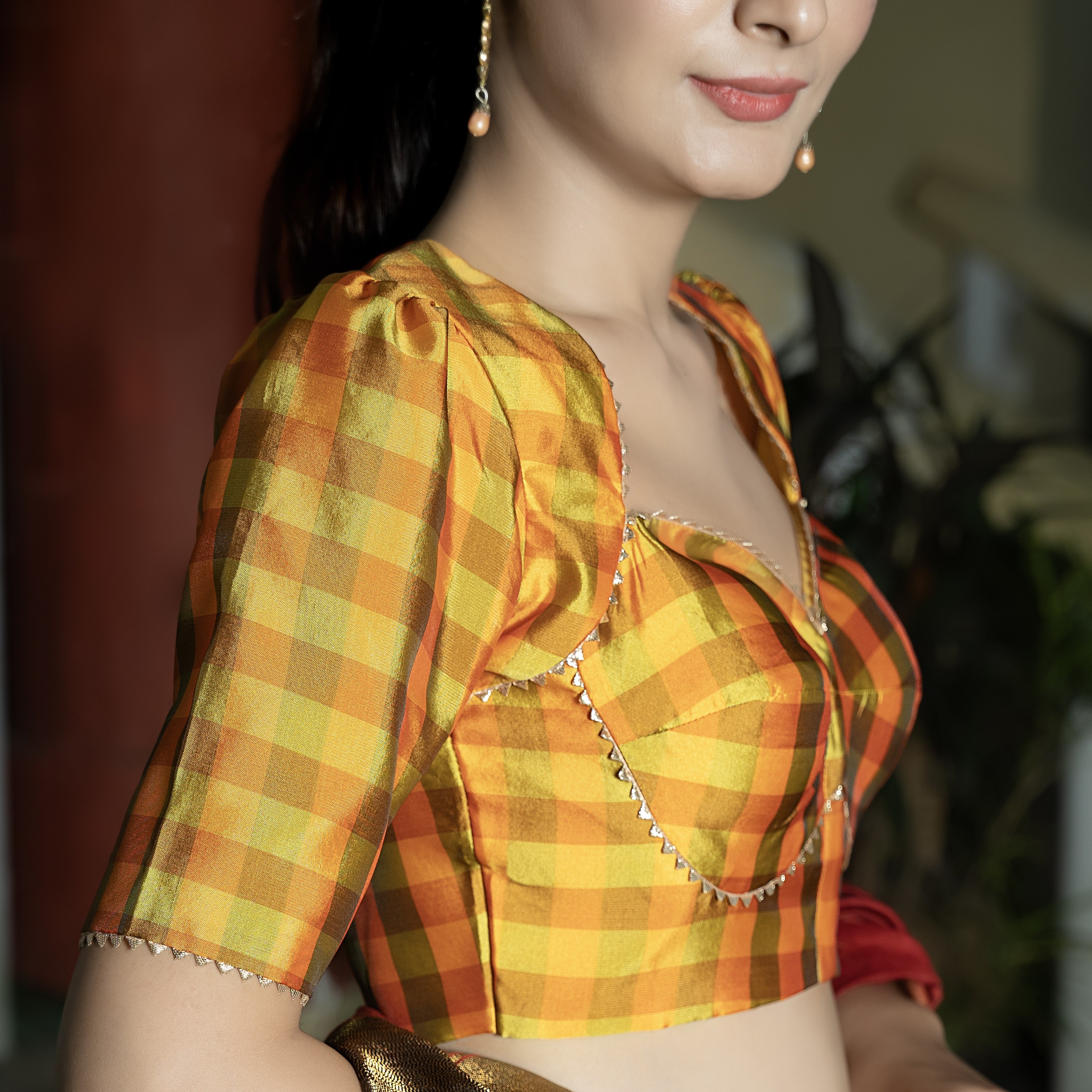 Golden Radiance Blouse