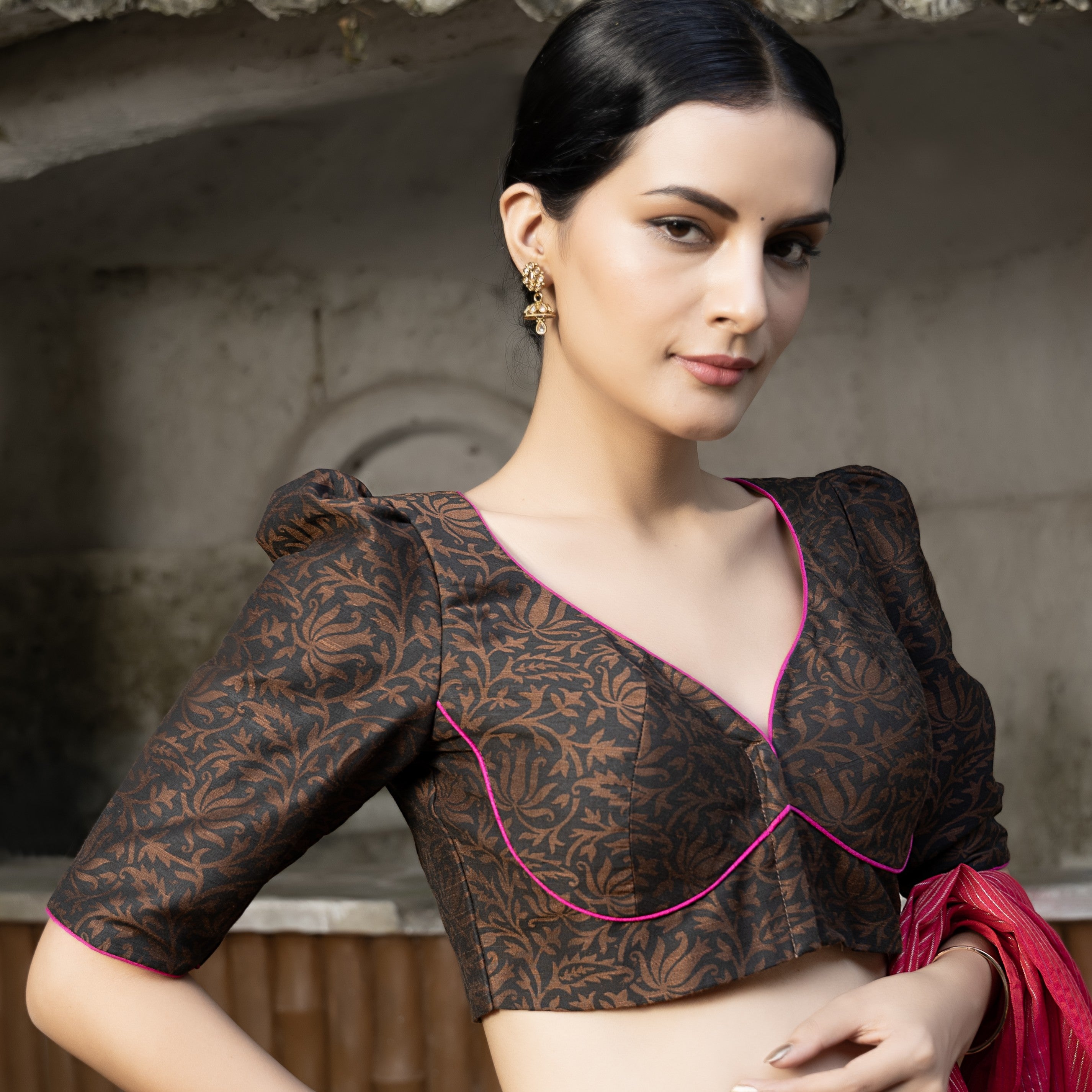 Mocha Rose Blouse