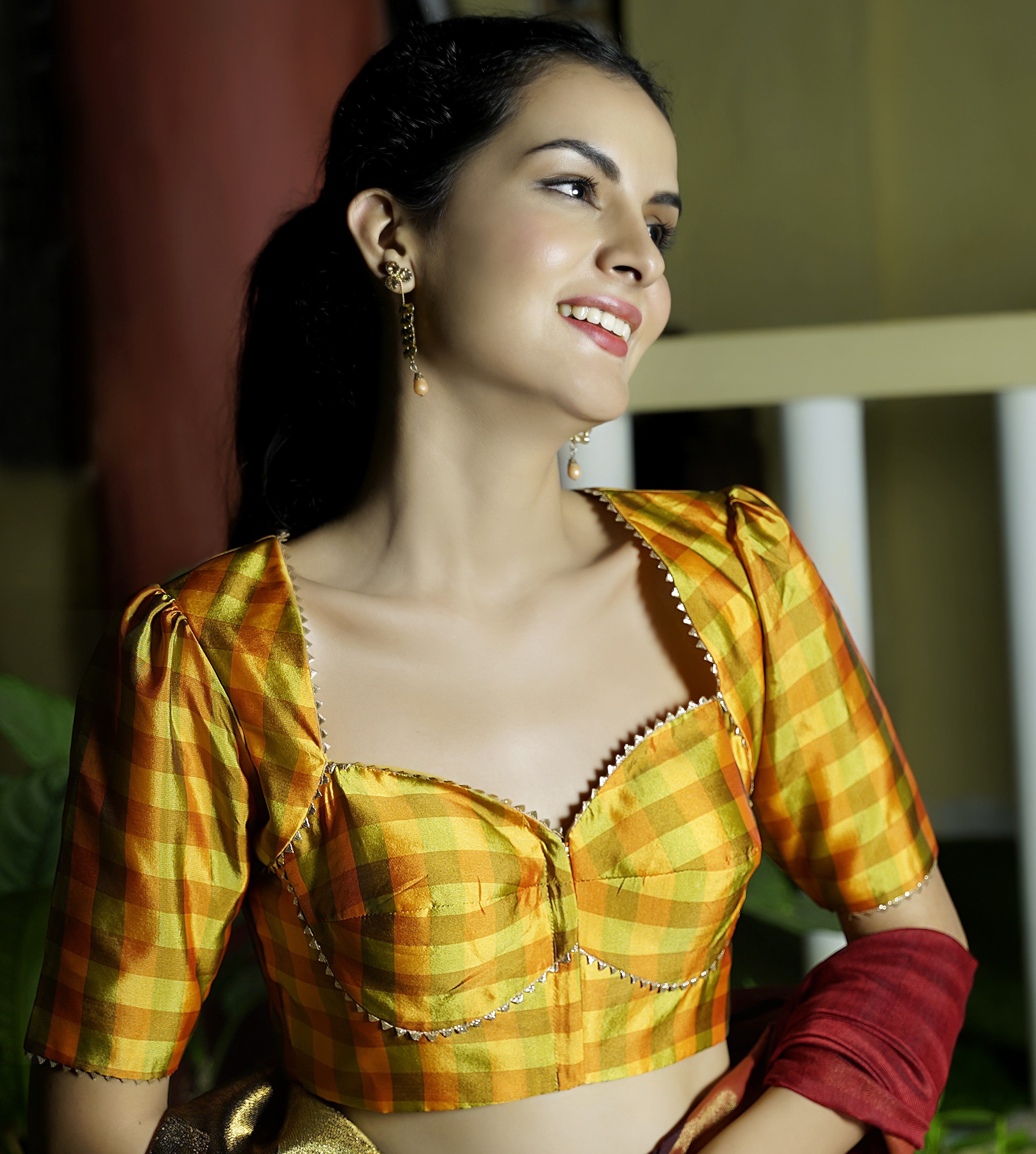 Golden Radiance Blouse