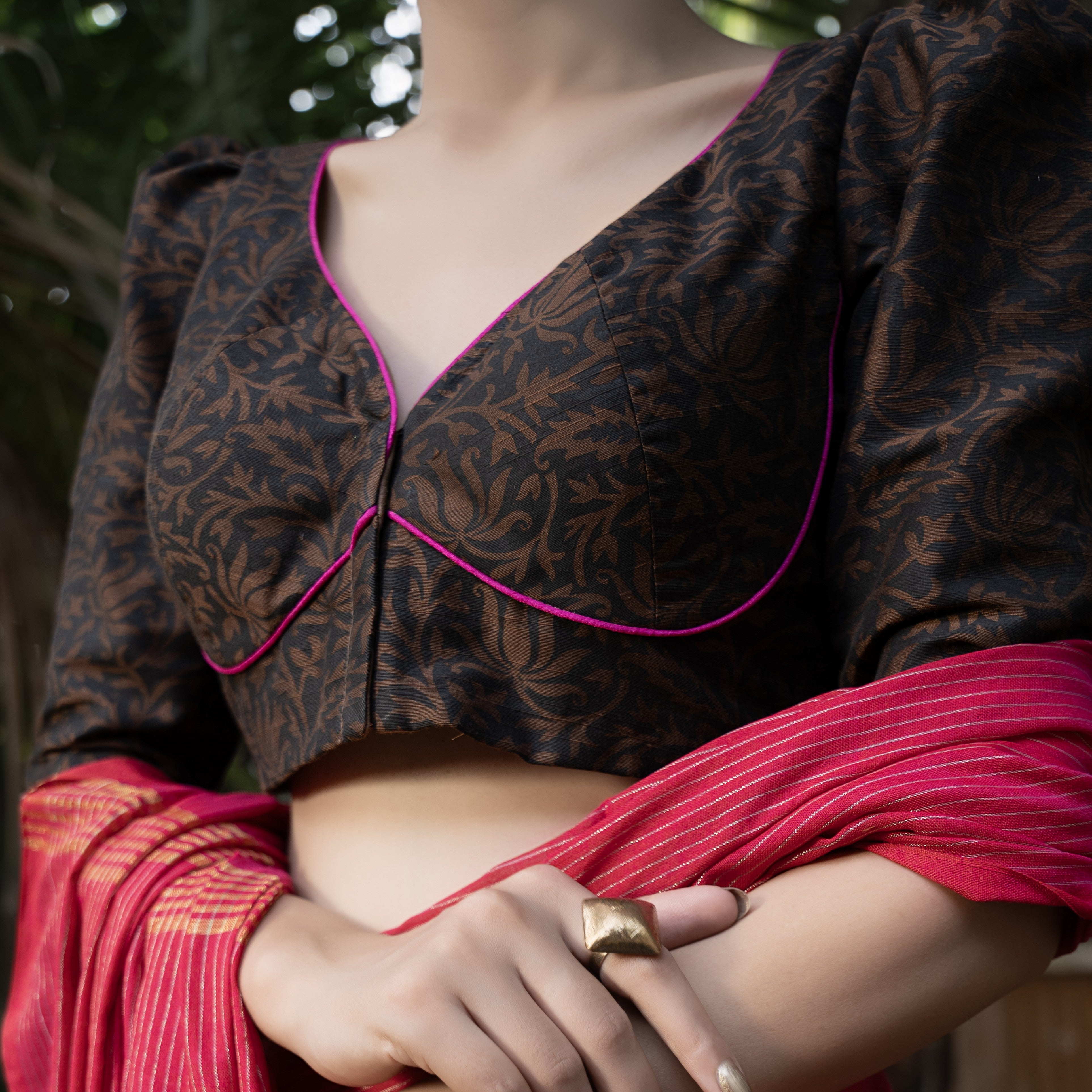 Mocha Rose Blouse