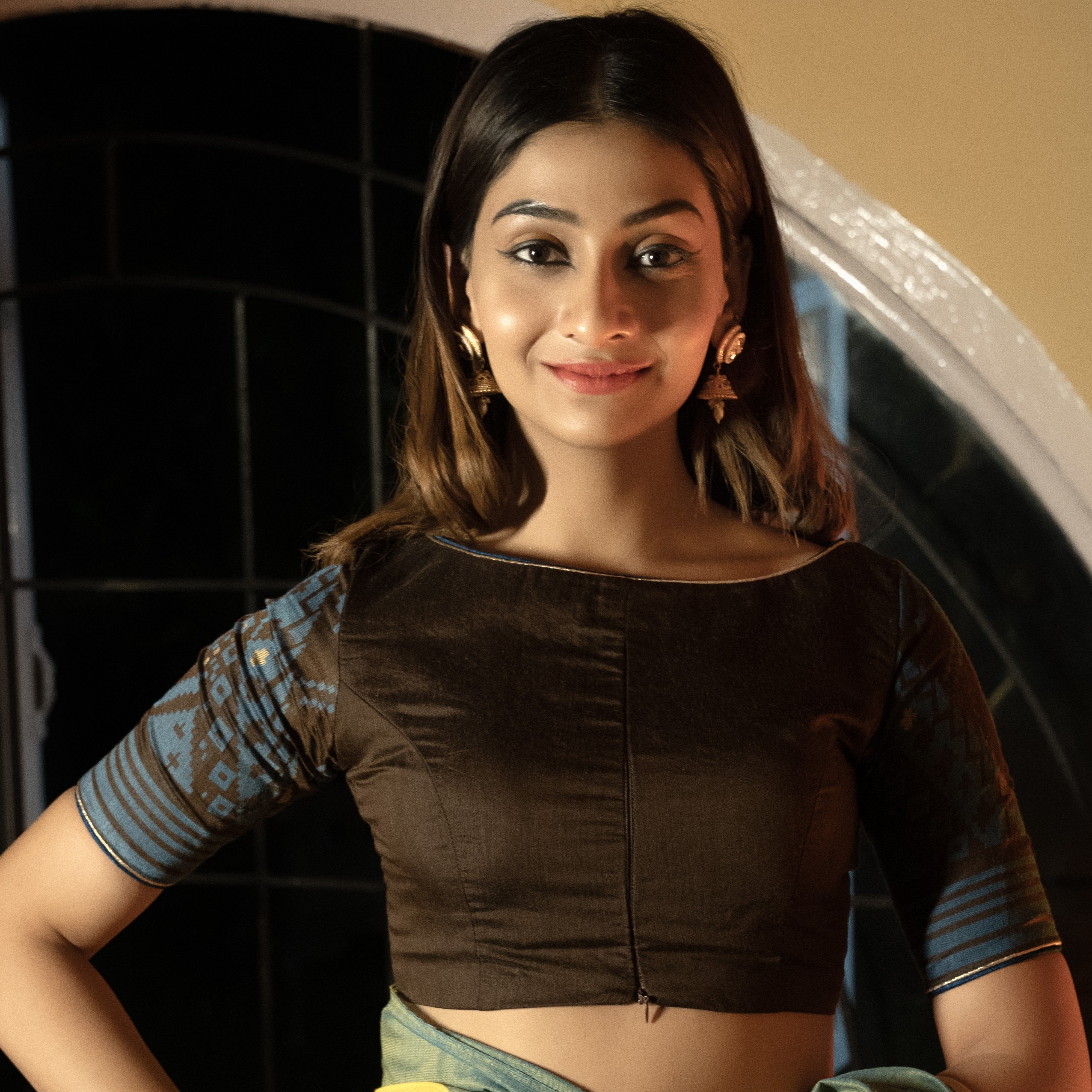 Divine Brown Blouse