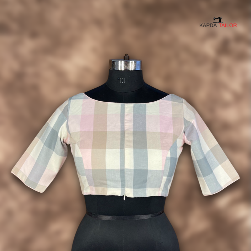 Neck Check Blouse
