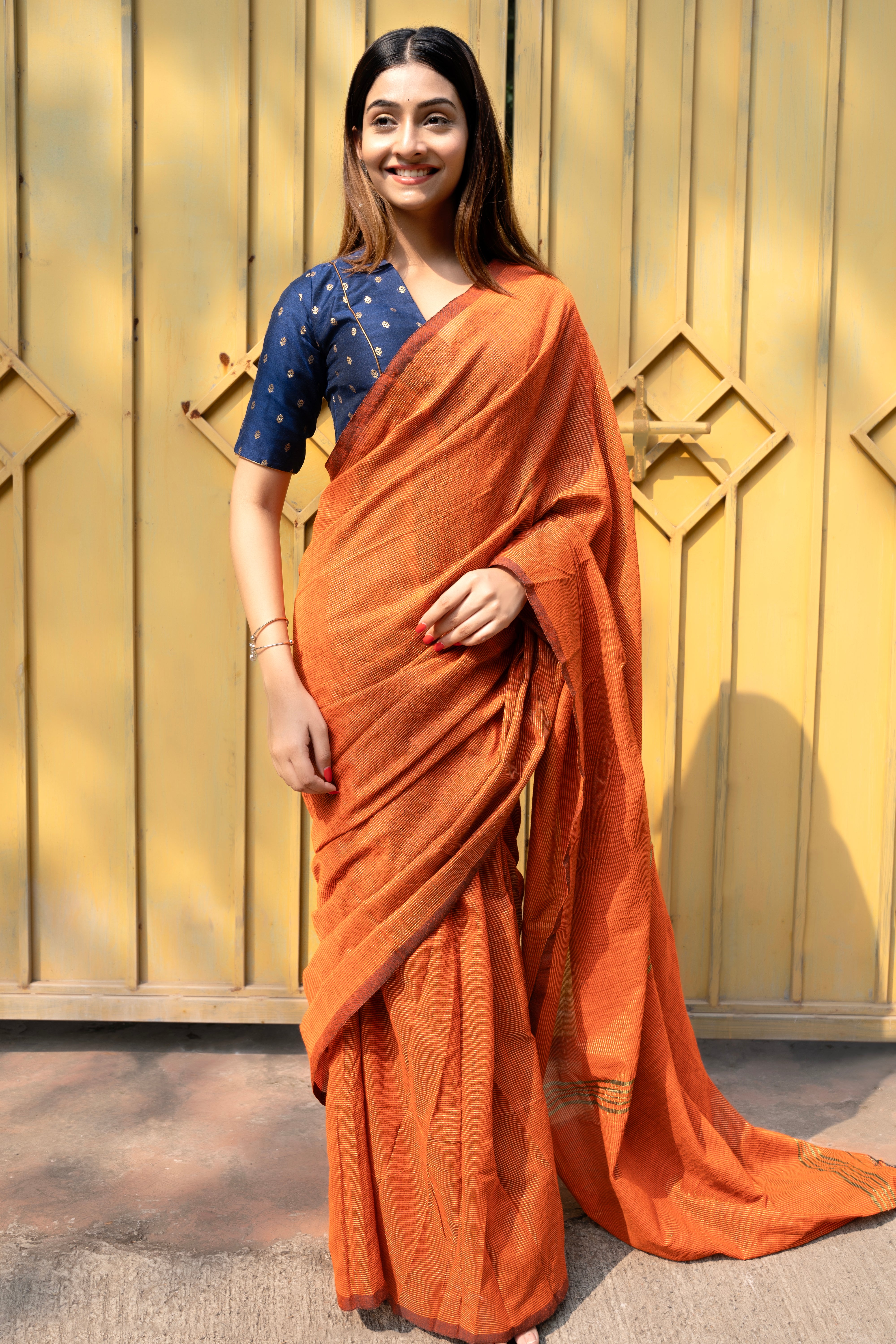 Sunset Radiance Saree