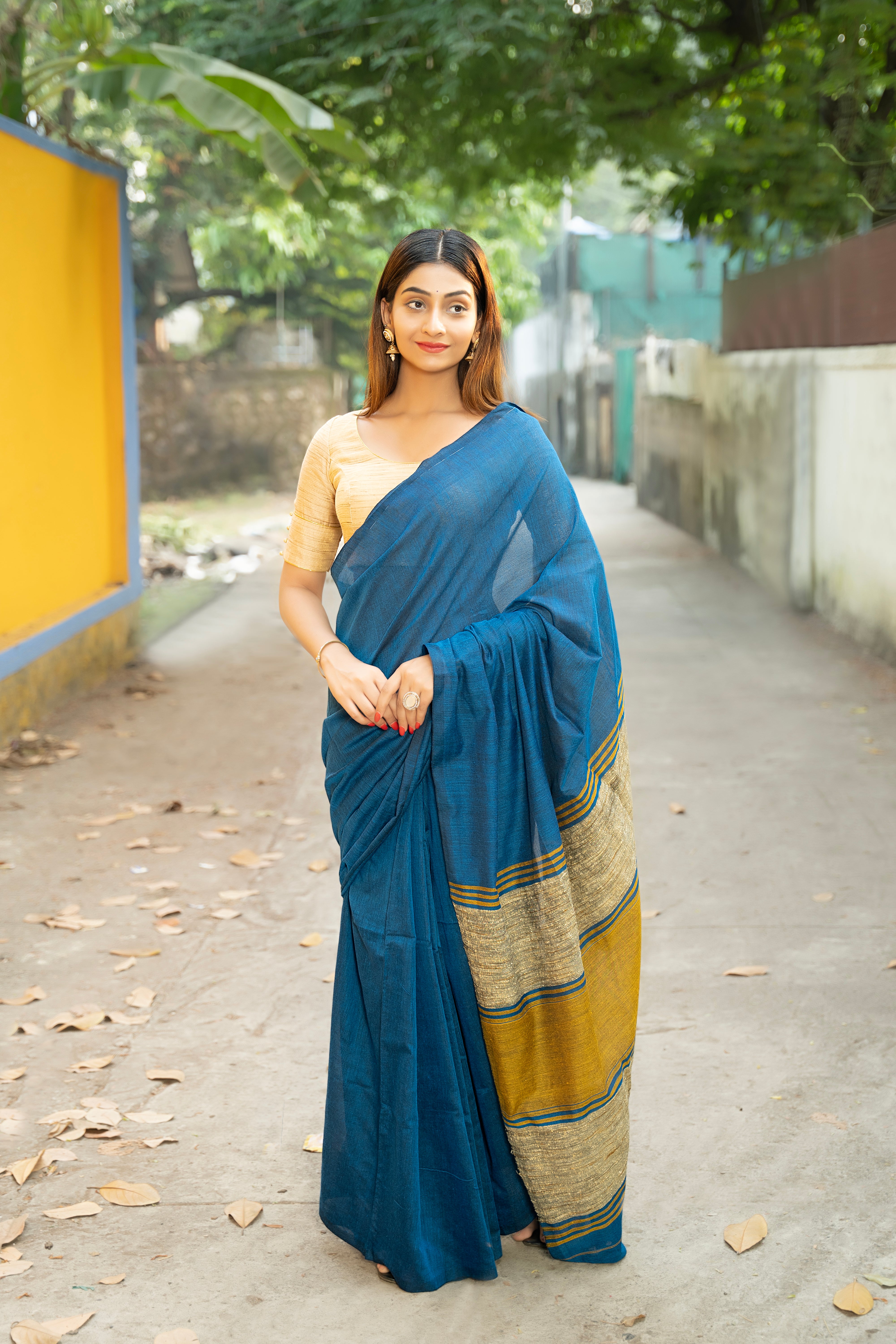 Regal Blue Saree