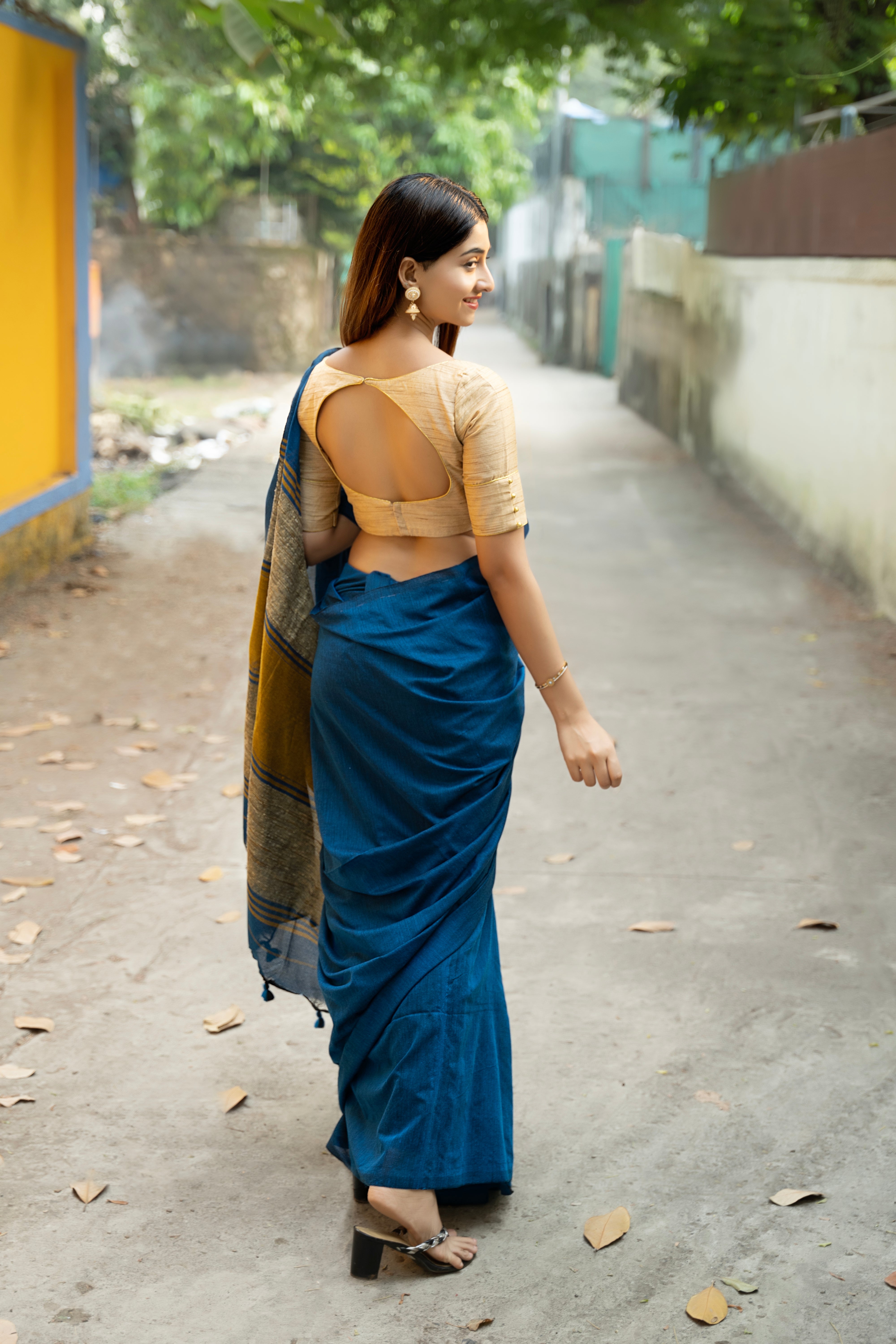 Regal Blue Saree