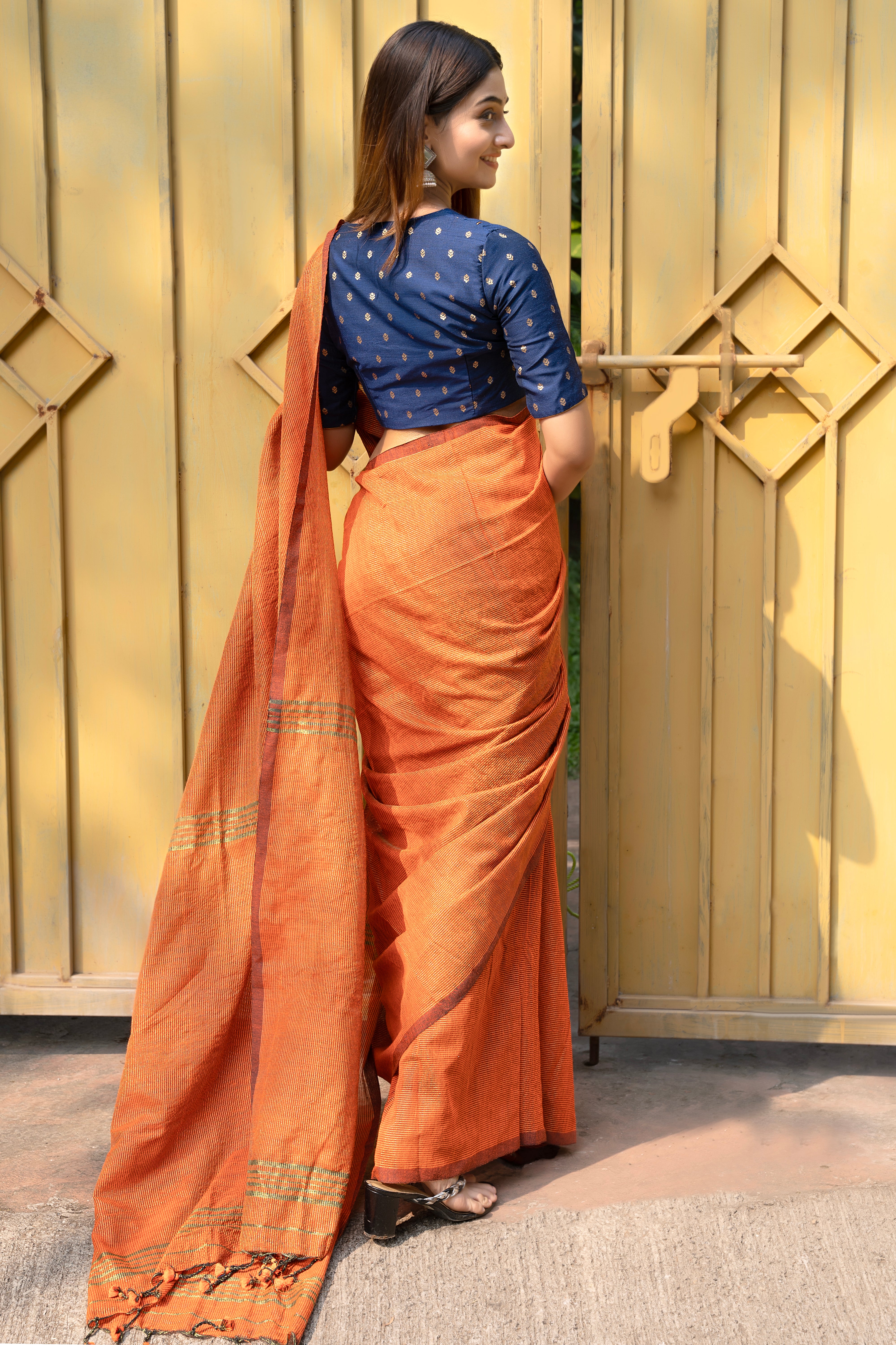 Sunset Radiance Saree