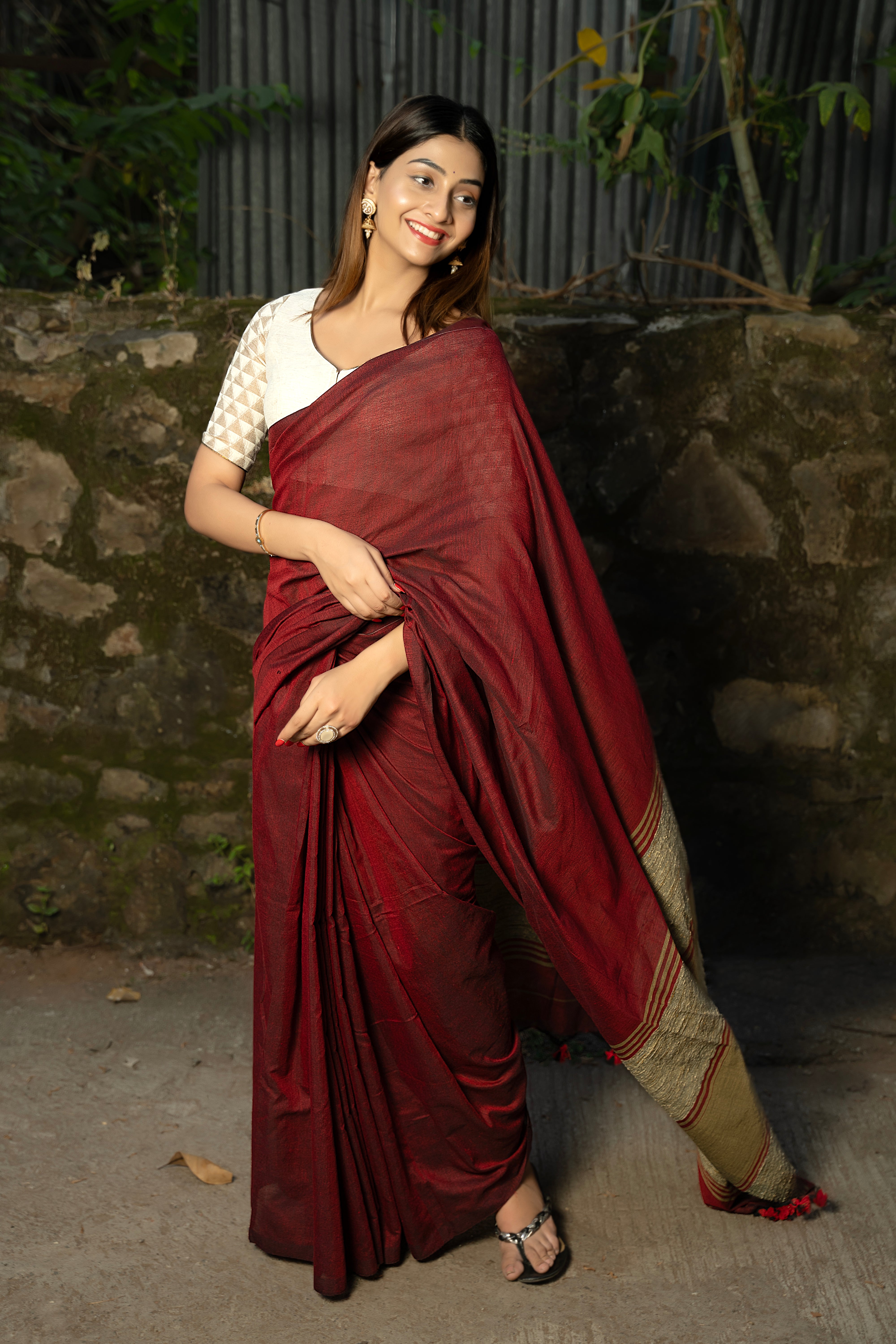 Loomed Grace Saree