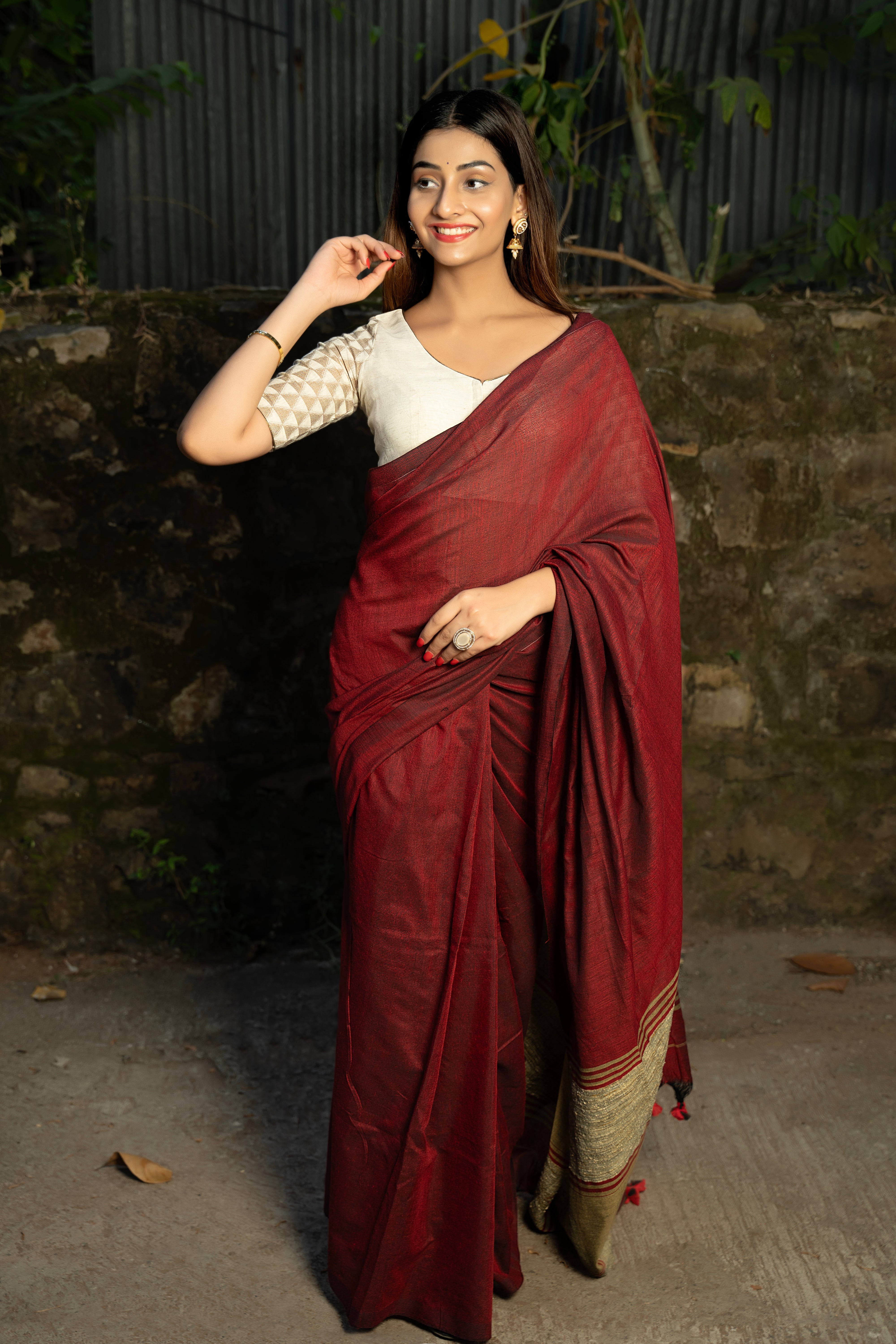 Loomed Grace Saree
