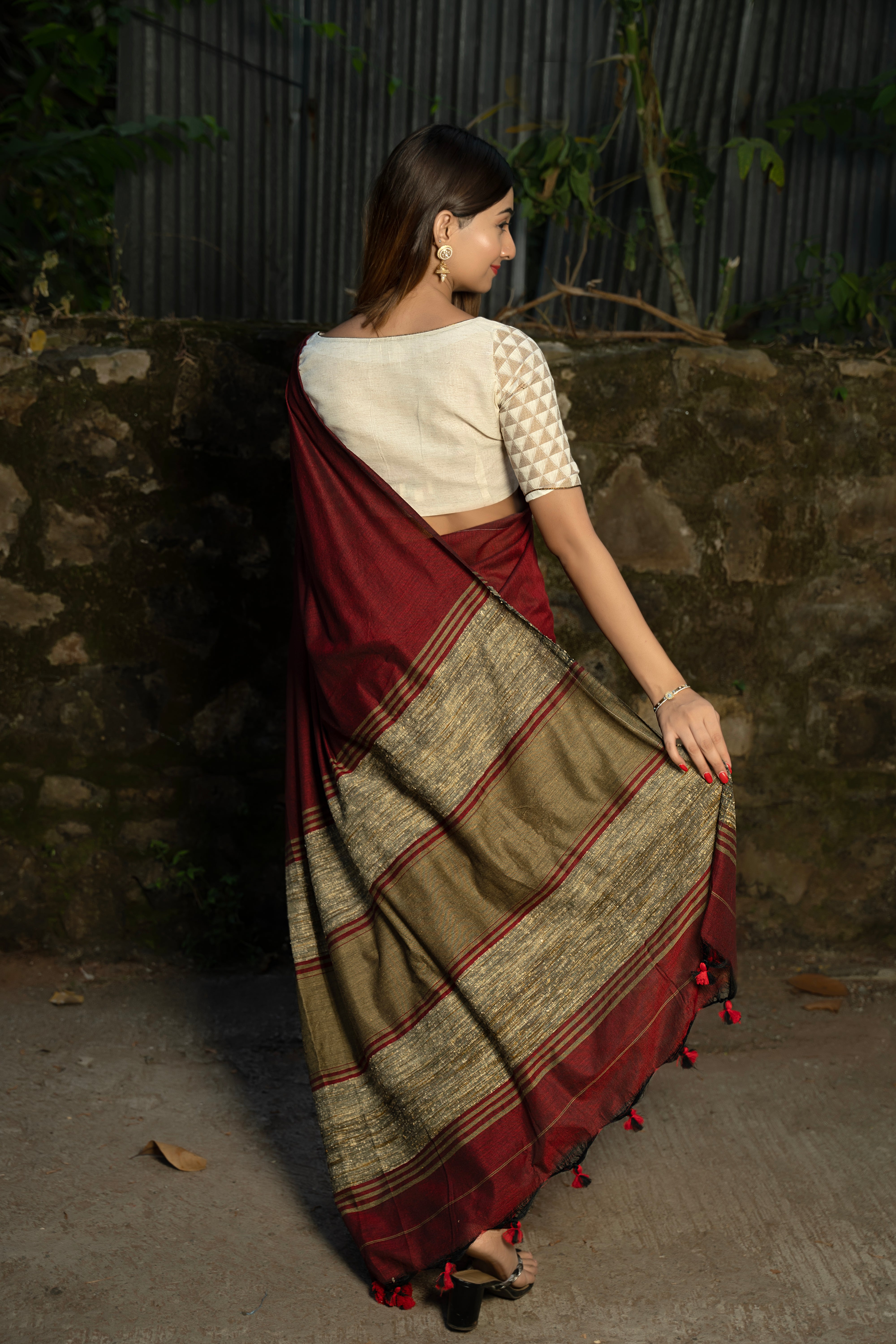 Loomed Grace Saree