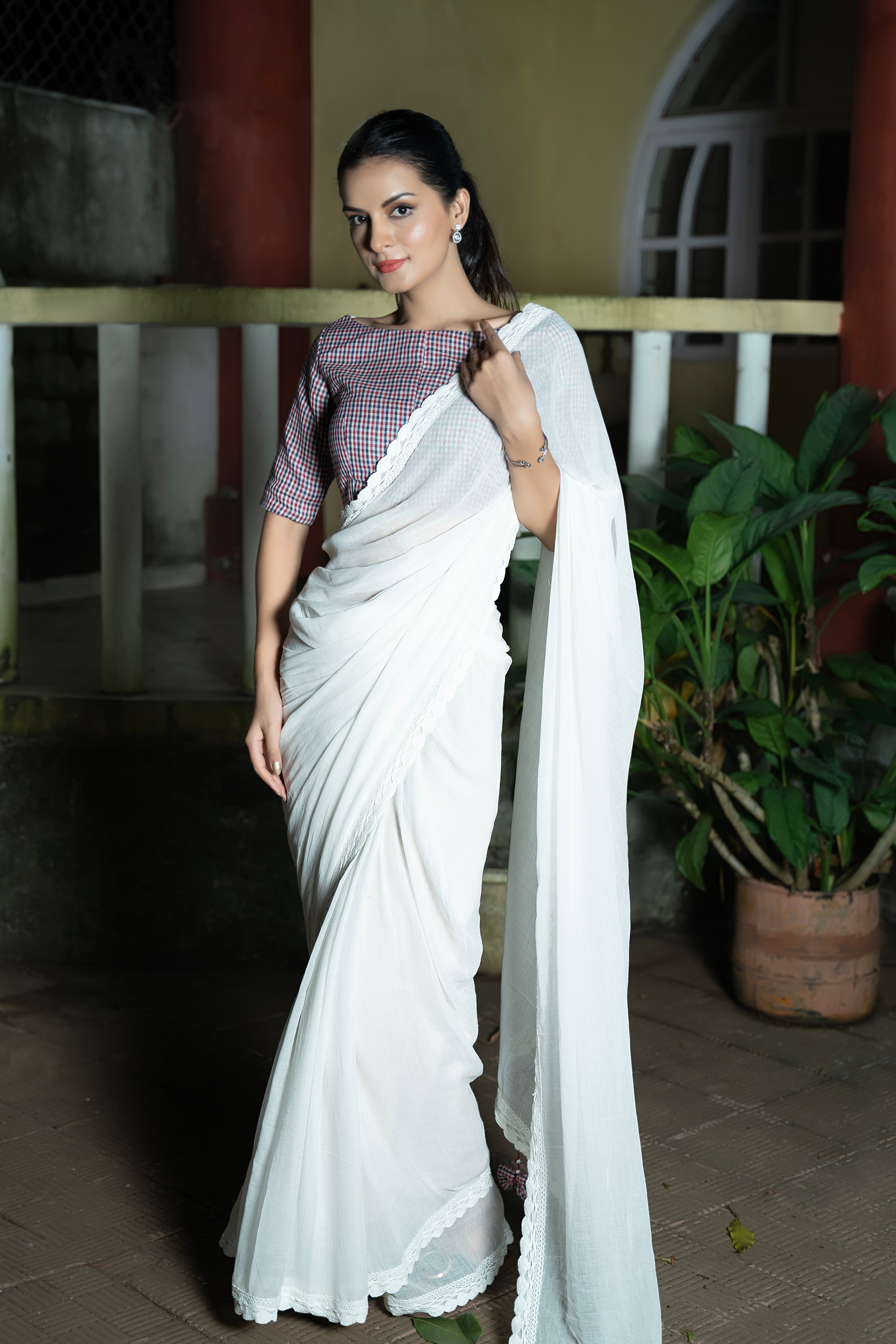 Pearl Whisper Saree