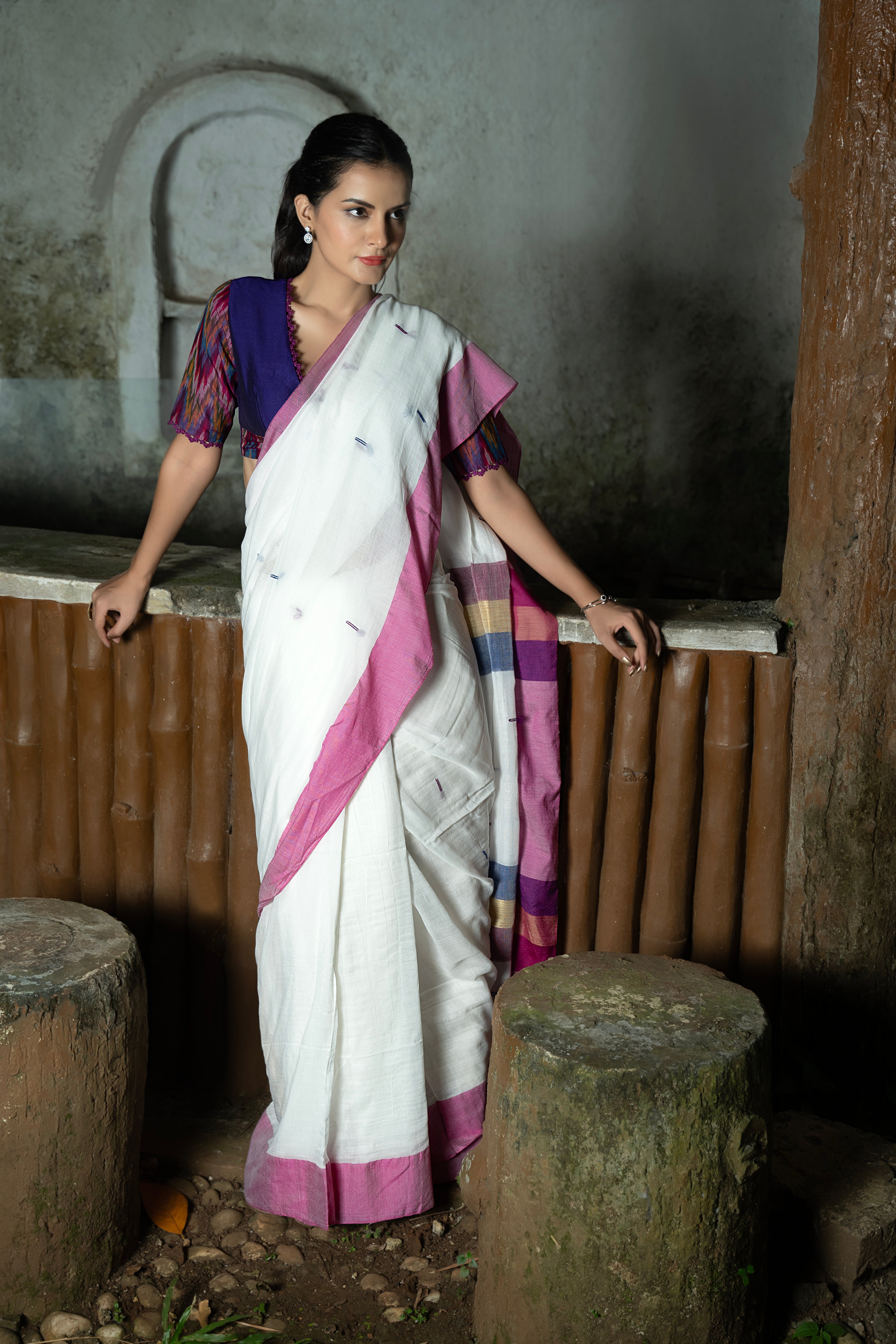Ivory Essence Saree