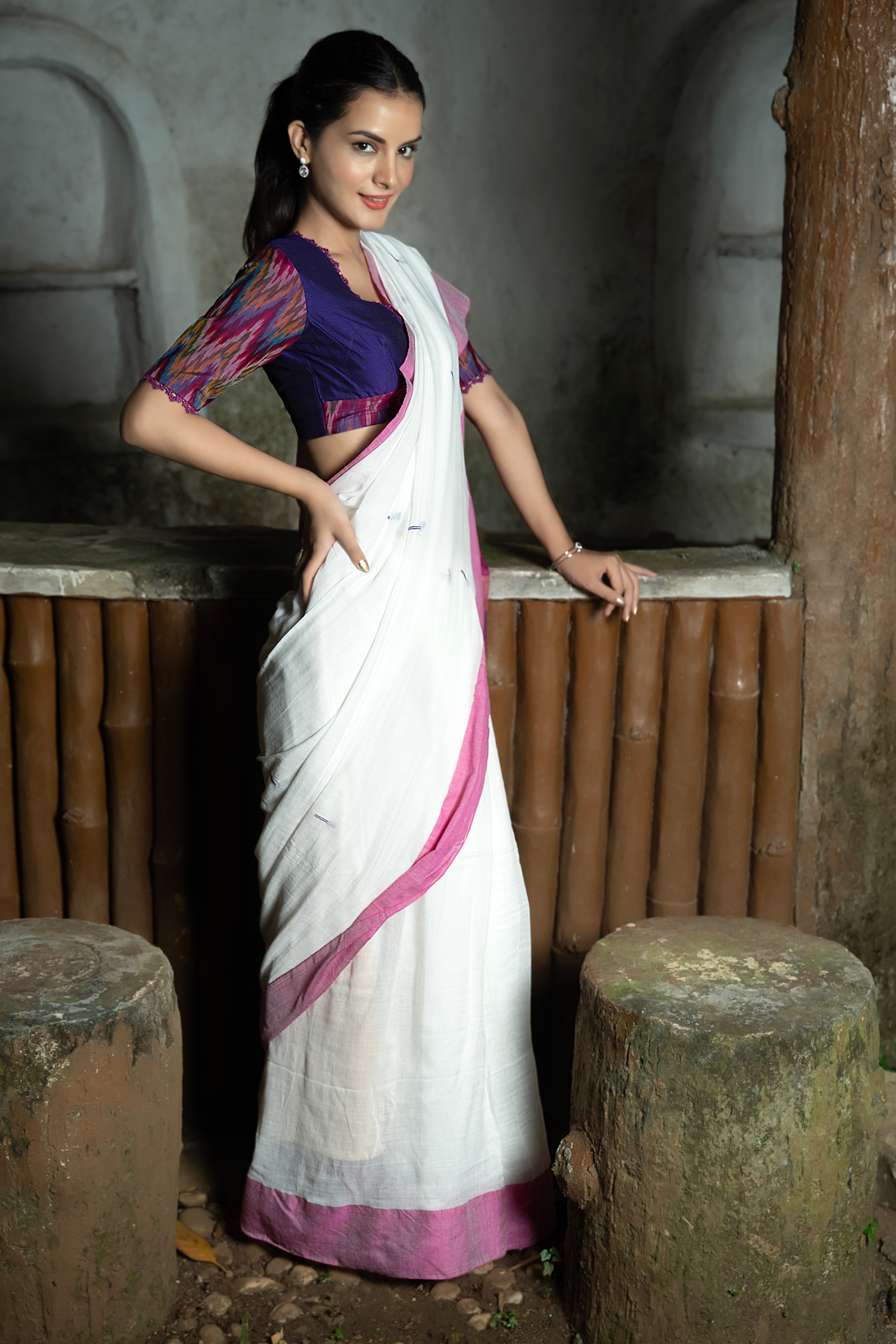 Ivory Essence Saree