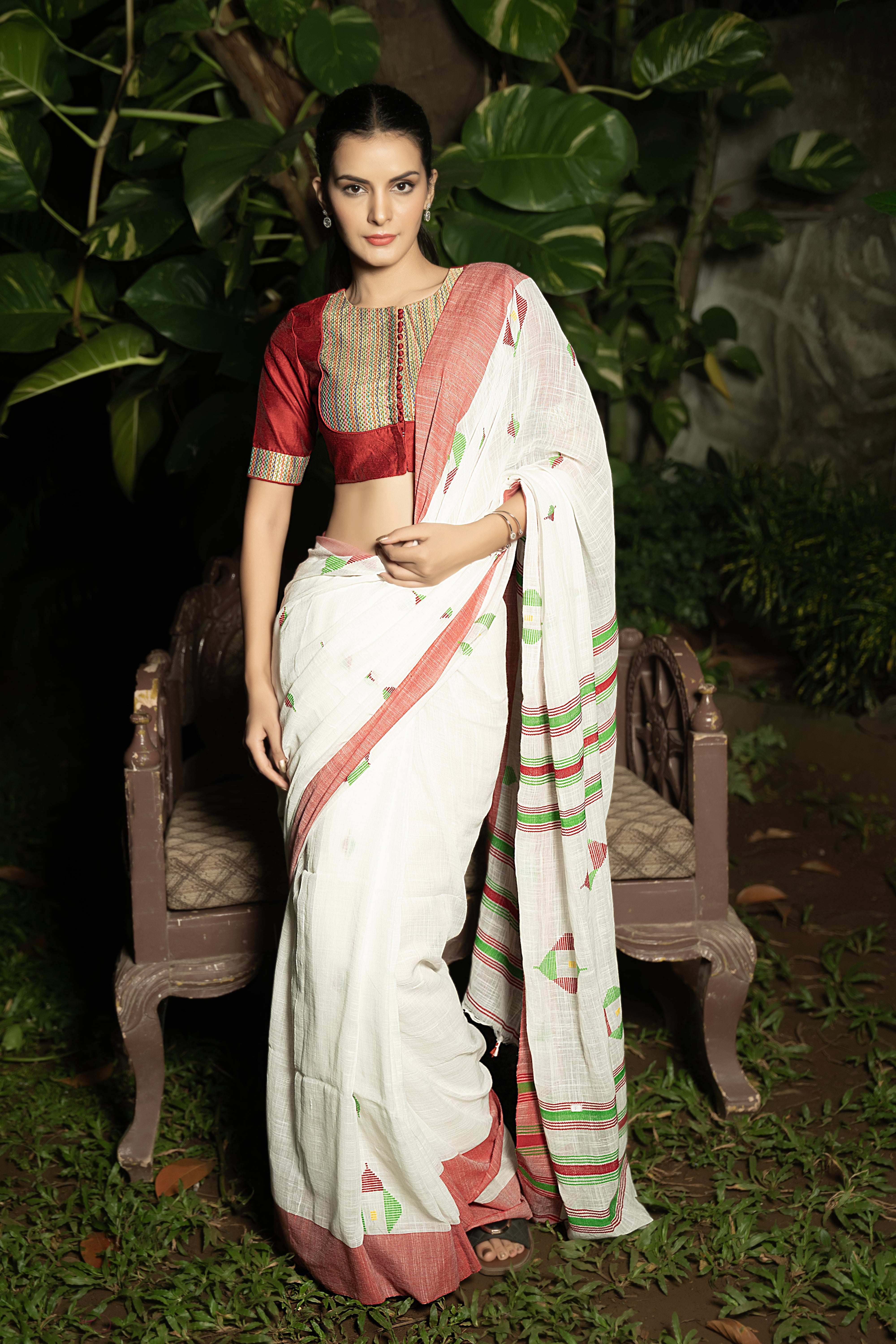 Pearl Heritage Saree