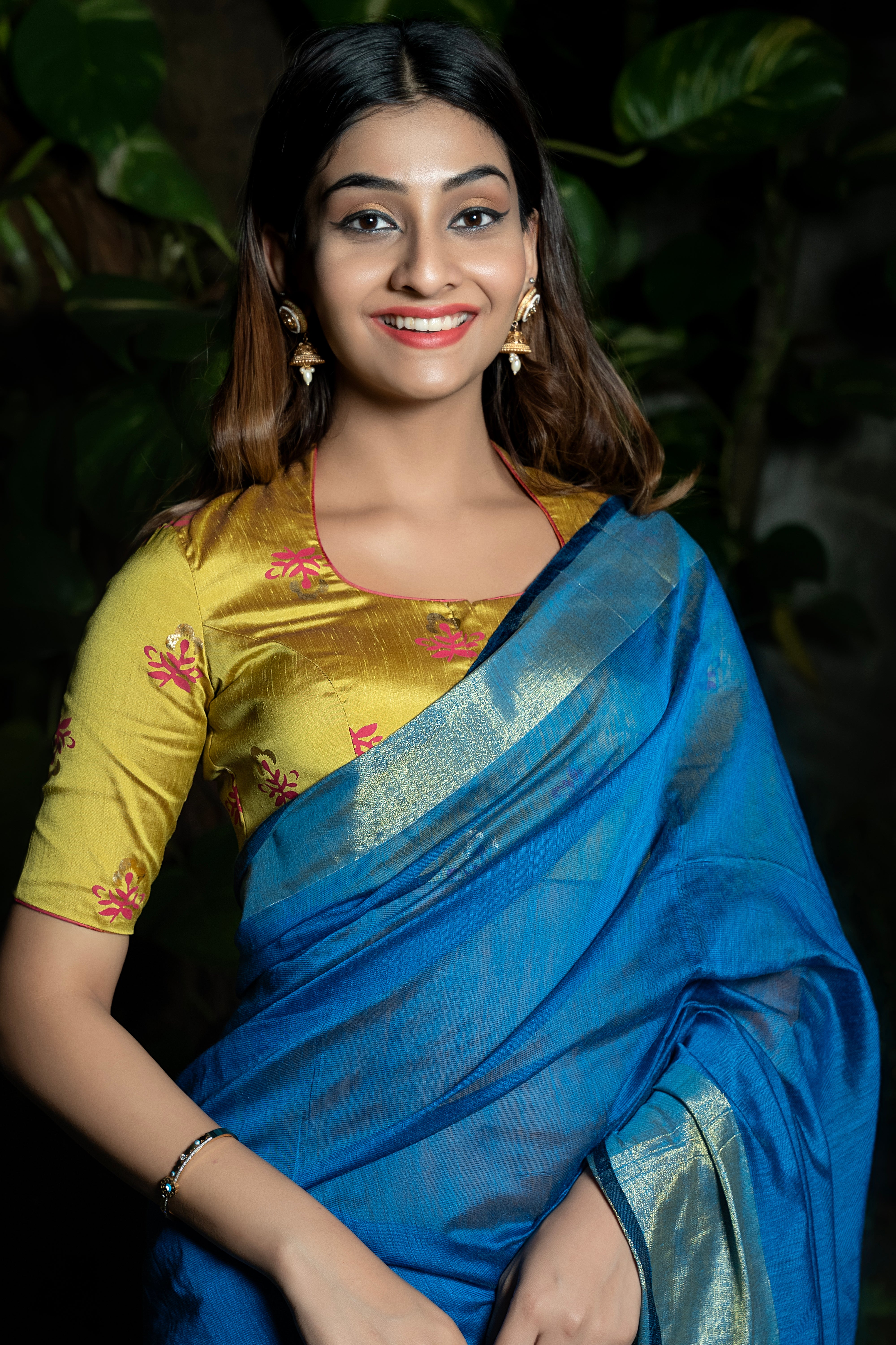 Sapphire Weave Saree