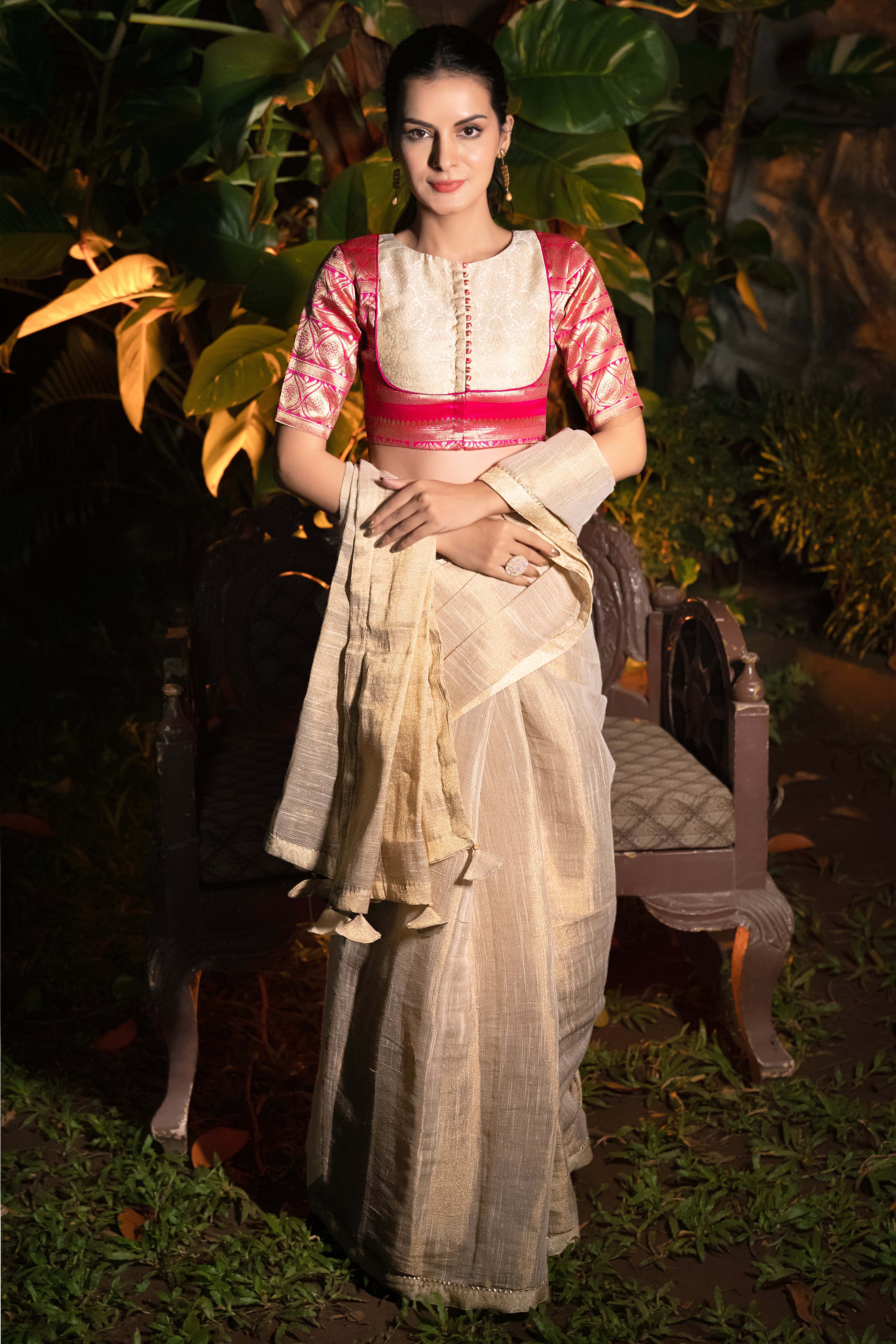 Noor-e-Zari Saree