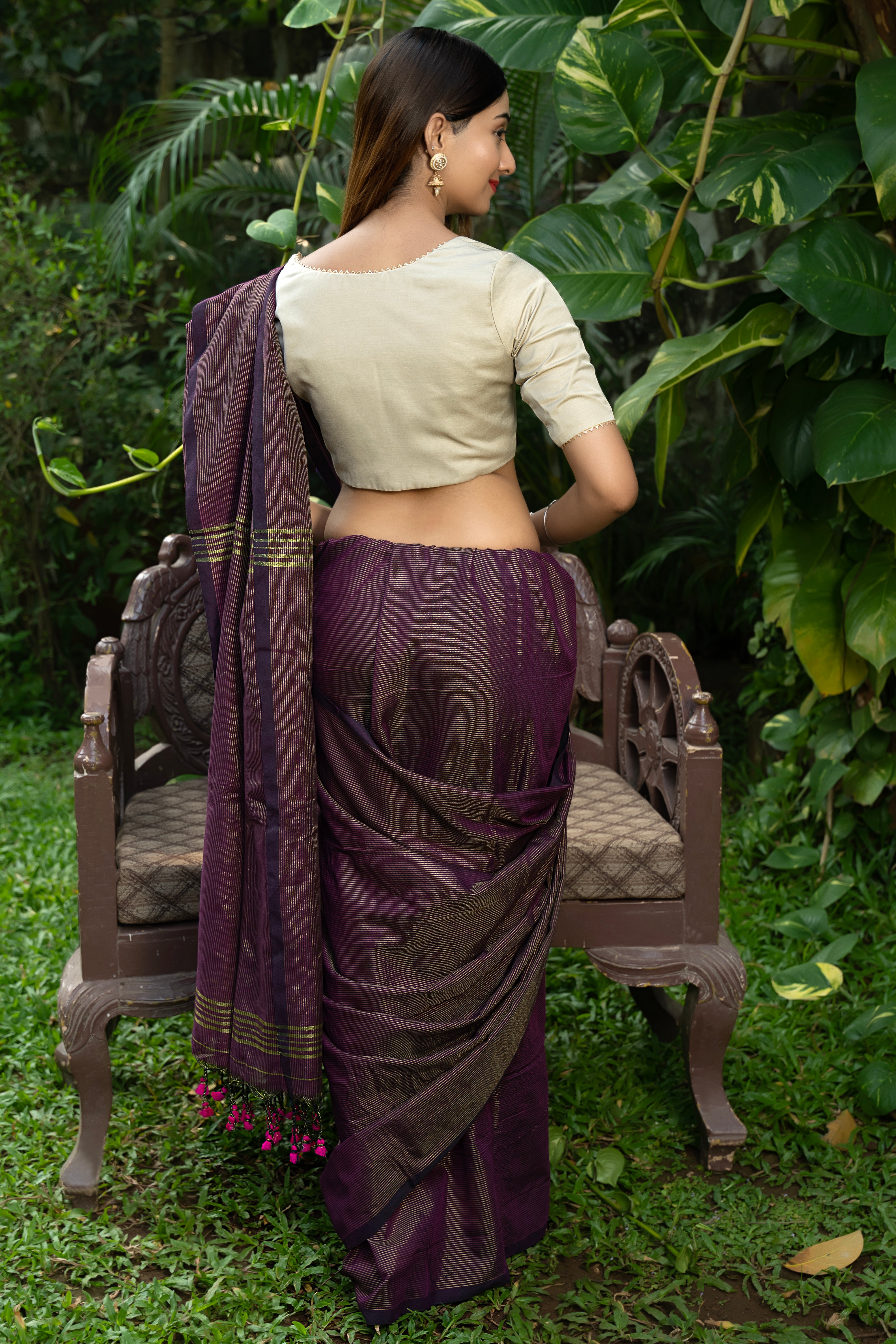 Amethyst Charm Saree