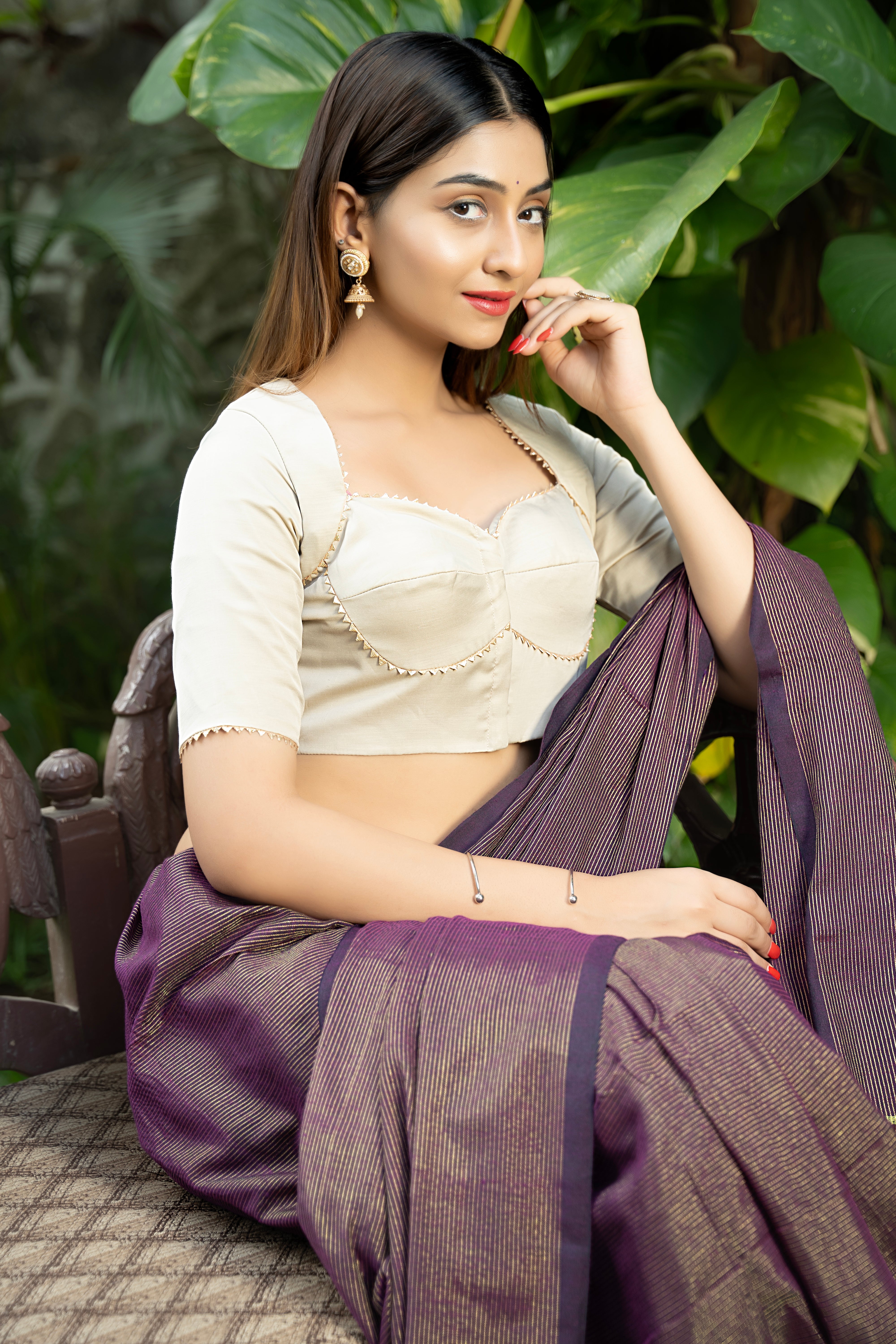 Amethyst Charm Saree