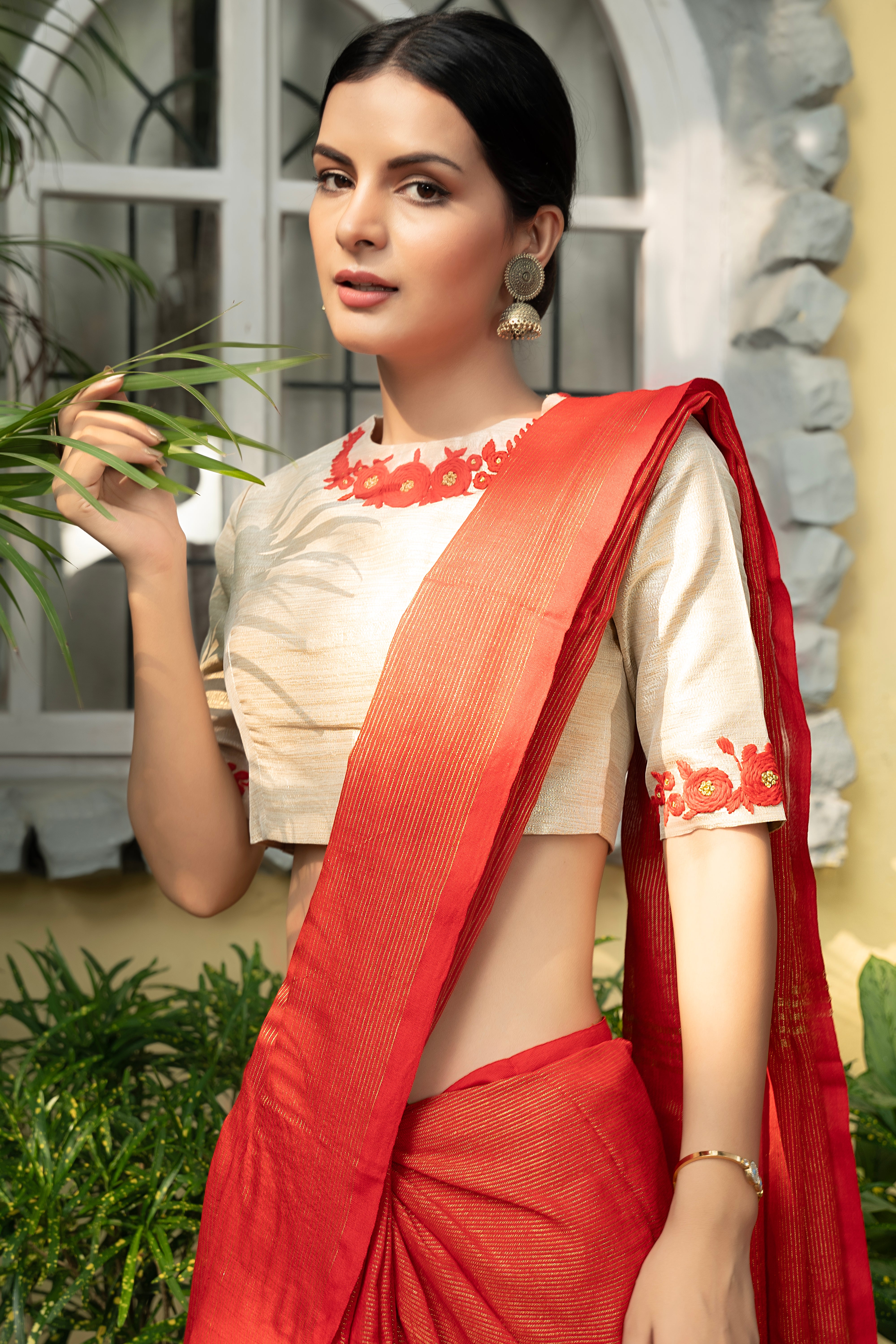 Amber Radiance Saree