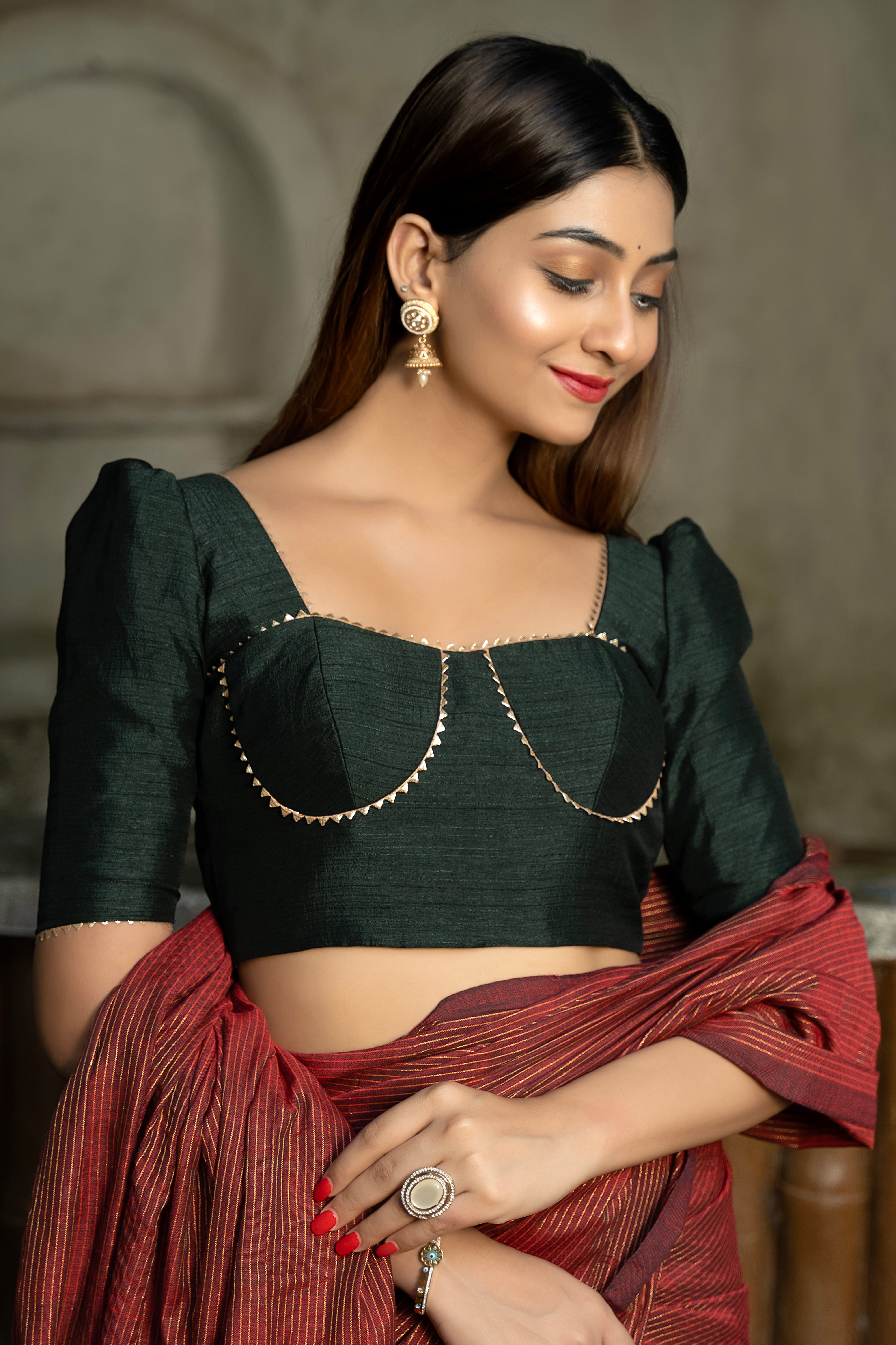 Emerald Charm Blouse