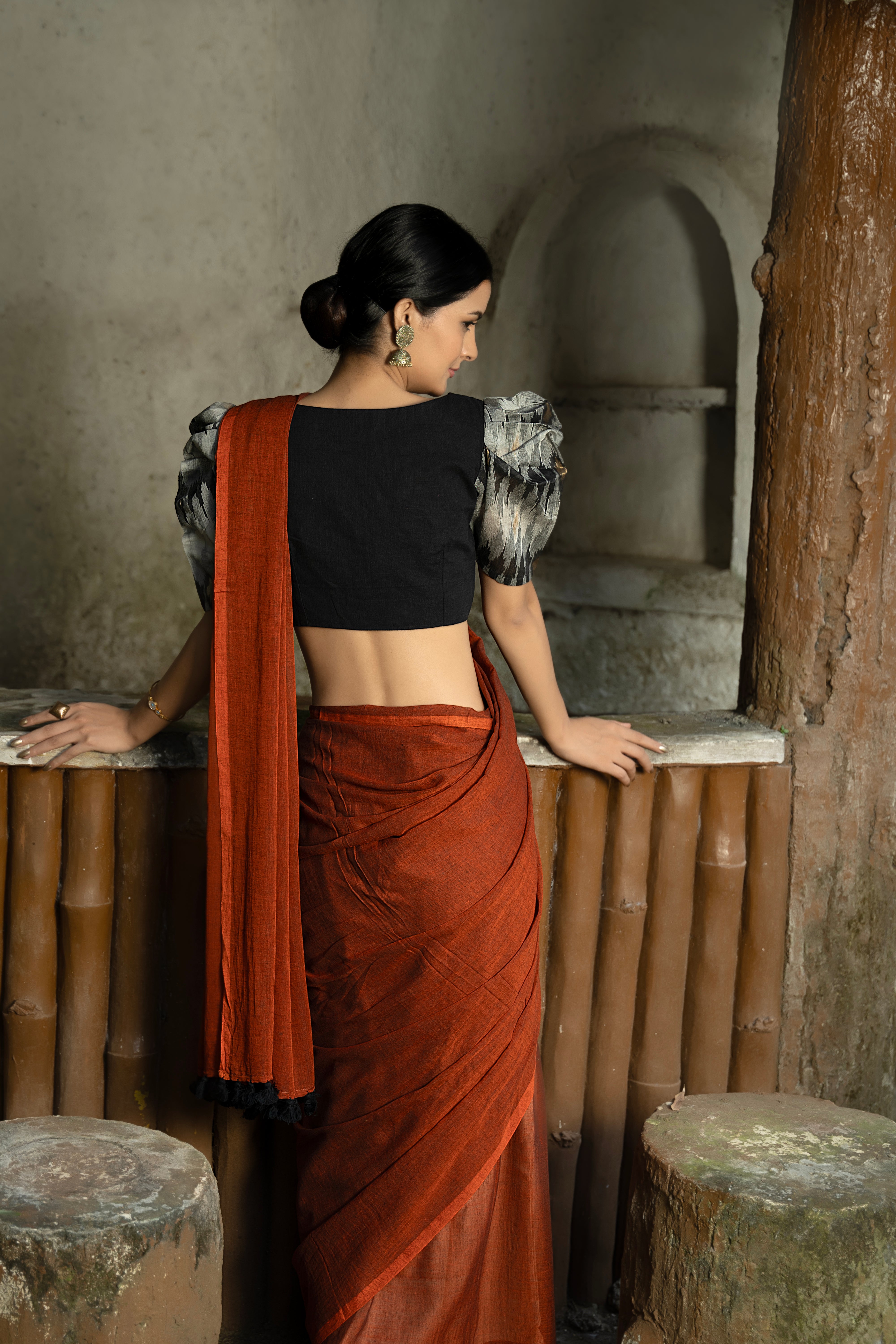 Rustic Charm Saree
