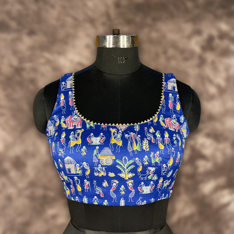 Ishiqiya Blue Blouse