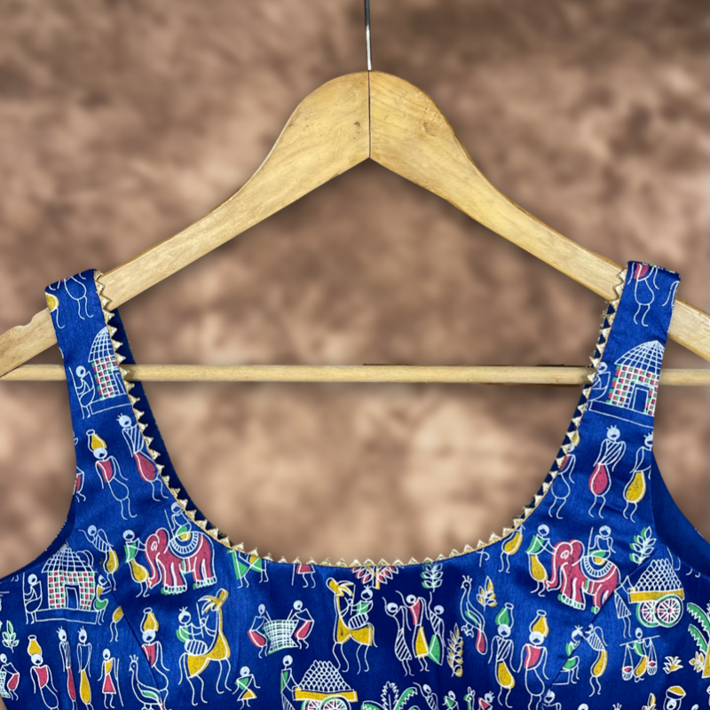 Ishiqiya Blue Blouse