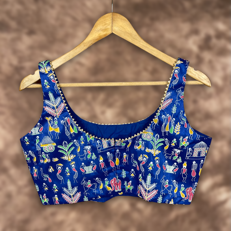 Ishiqiya Blue Blouse