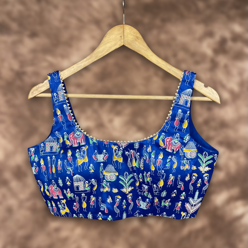 Ishiqiya Blue Blouse