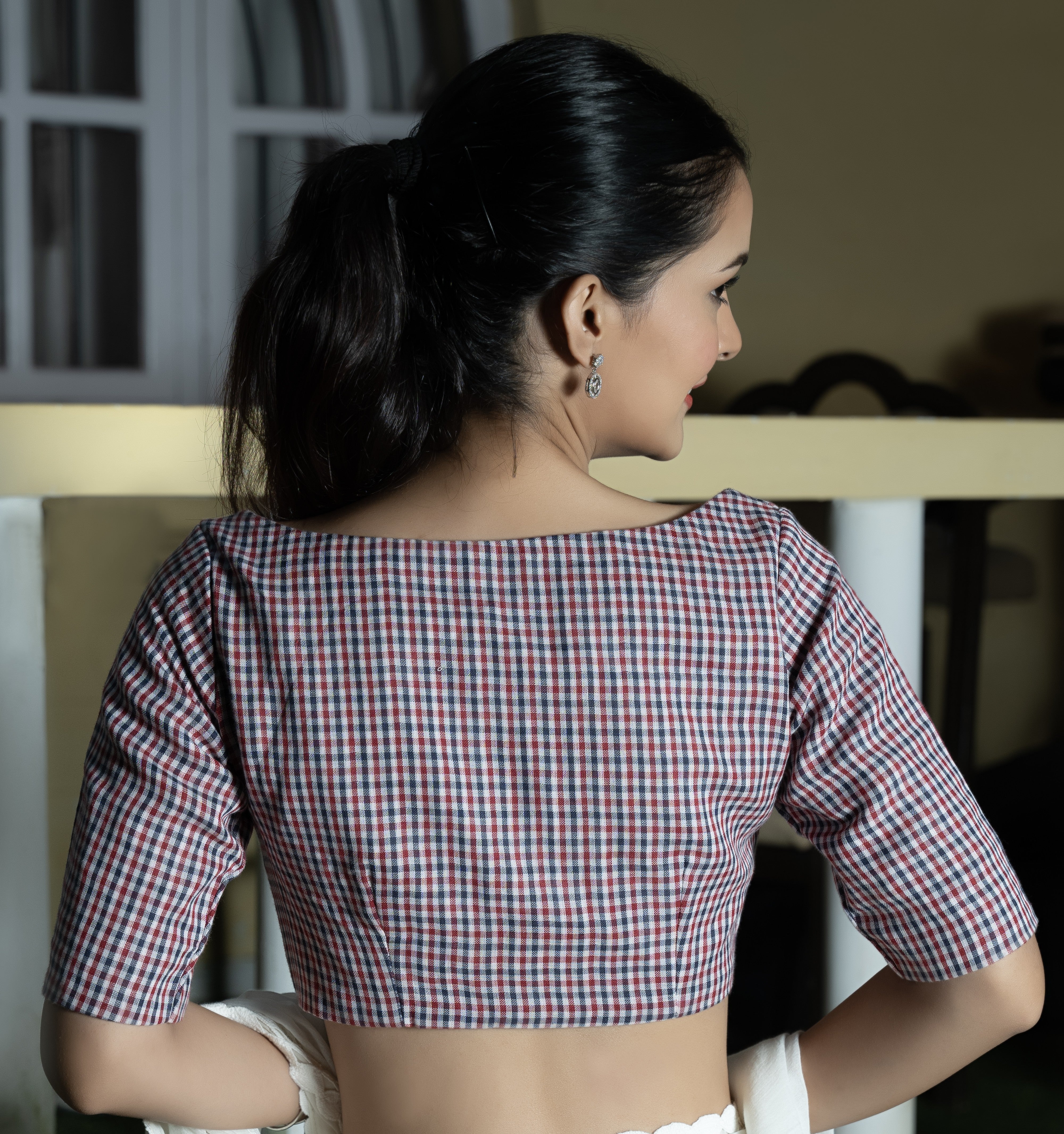 Asymmetric Symmetry Blouse